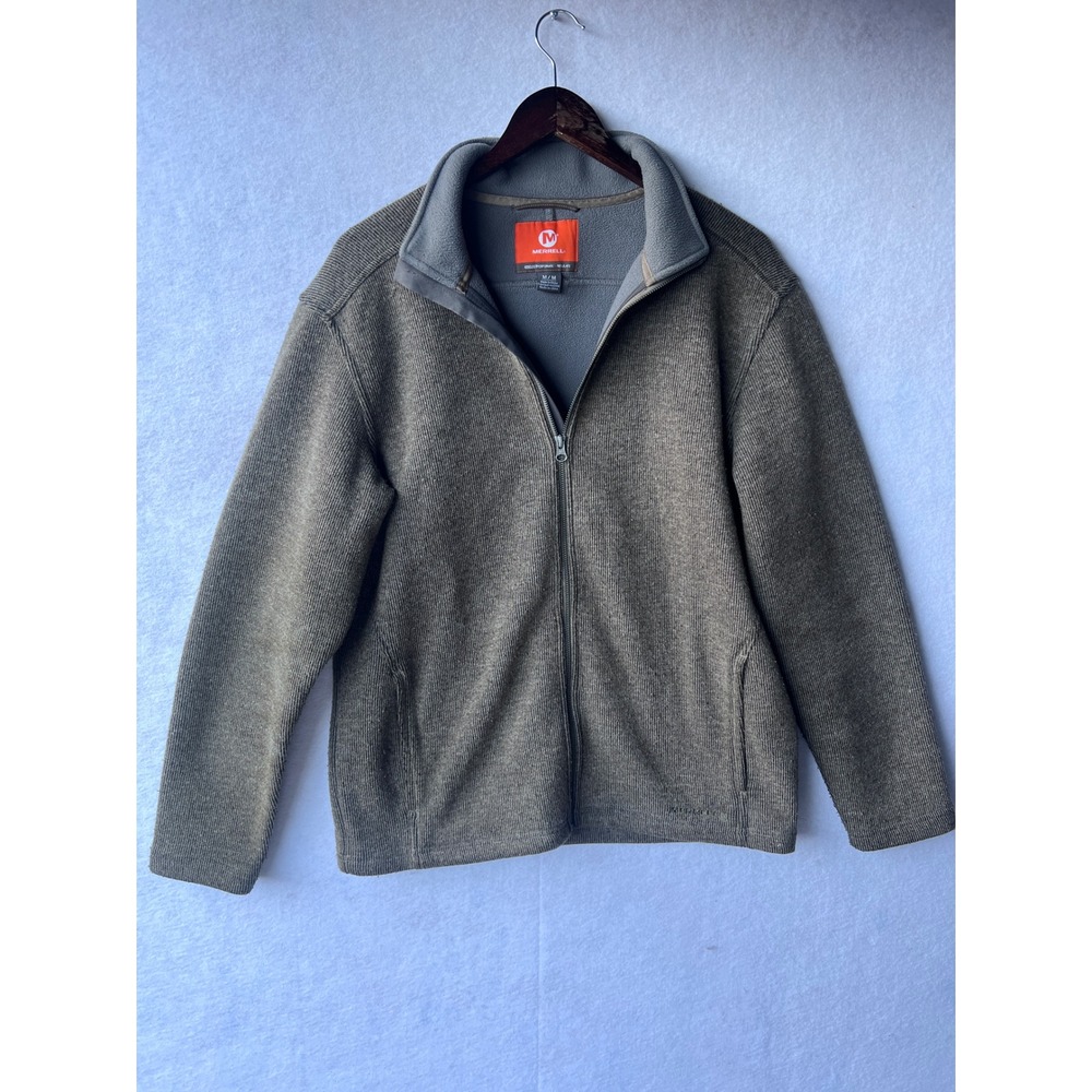 Merrell Select Performix Regulate Mens Medium Full Zip Sweater Fleece Jacket
